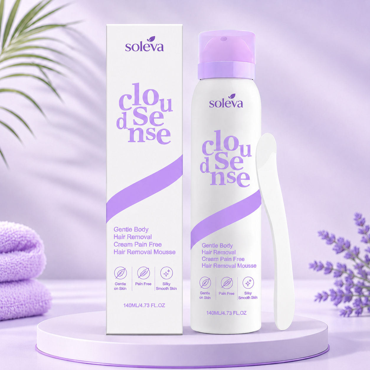 Soleva™ - Gentle Hair Removal Mousse Spray