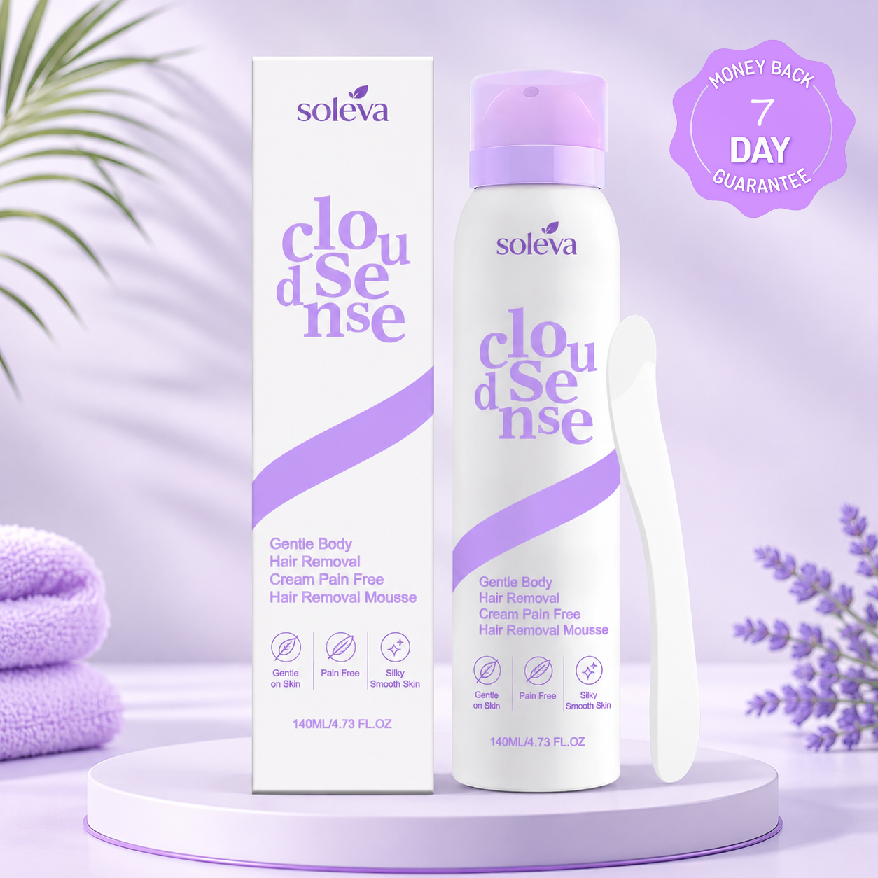 Soleva™ - Gentle Hair Removal Mousse Spray